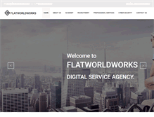 Tablet Screenshot of flatworldworks.com